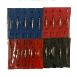 Pinzas de plástico 18 piezas